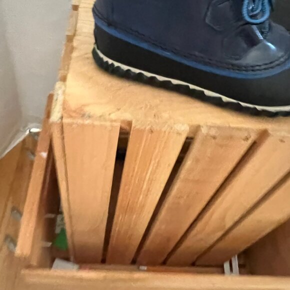 Sorel Size 6.5 Navy Blue Out N About Waterproof Leather Insulated Duck Rain Boot - Picture 6 of 13